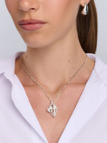 Nialaya Women's Necklace Women's Sterling Silver Panther Necklace Women's Sterling Silver Panther Necklace 18 Inches / 45.72 cm WNECK_290